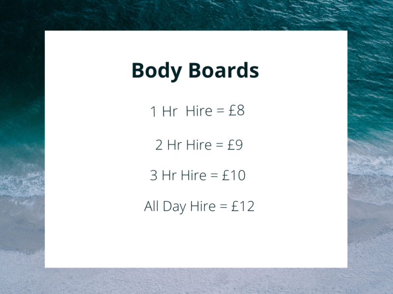 Body Board hire